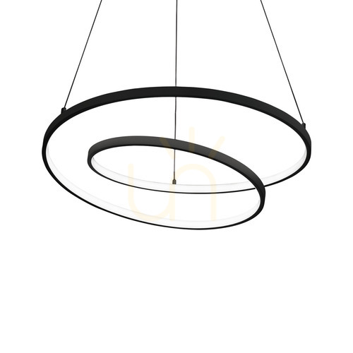 Skontrolujte Závesné svietidlo Ideallux OZ D80 čierne LED 52W 3000K 269450