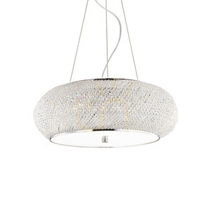 Prívesné svietidlo Ideal Lux Pasha SP10 Cromo chróm 10xE14 55 cm 082196 small 0