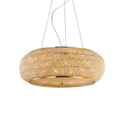 Skontrolujte Závesné svietidlo Ideallux PASHA SP14 ORO zlaté 14xE14 65 cm 164984