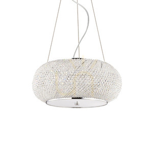 Závesné svietidlo Ideallux PASHA SP6 chróm 6xE14 40 cm 082158 small 0