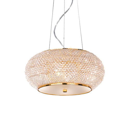 Skontrolujte Závesné svietidlo Ideallux Pasha SP6 ORO zlaté 6xE14 Ø40 cm 082172