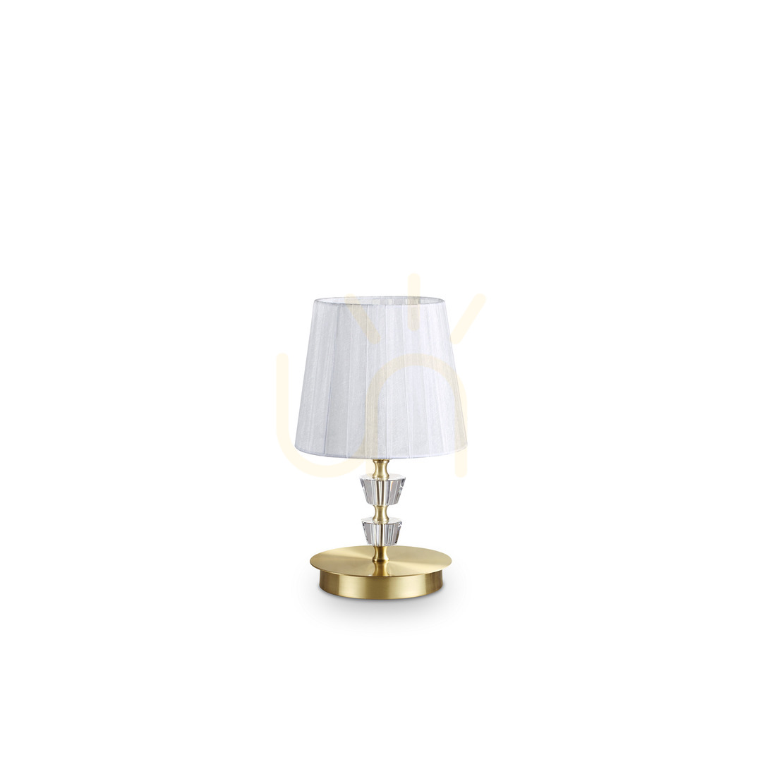 Skontrolujte Stolová lampa Ideallux Pegaso TL1 Small mosadzná 197753 Stolová lampa Ideallux Pegaso TL1 Small mosadzná 197753