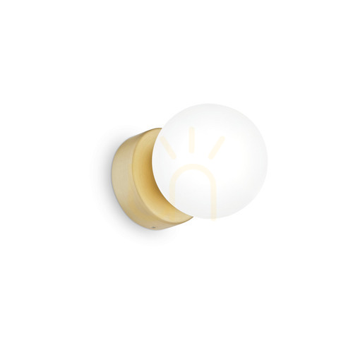 Skontrolujte Nástenné svietidlo Ideallux PERLAGE AP1 BIANCO biele sklo mosadz G9 292410