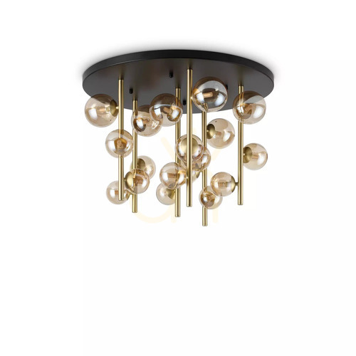Skontrolujte Plafón Ideallux Perlage PL18 Bianco biely 70 cm 328393