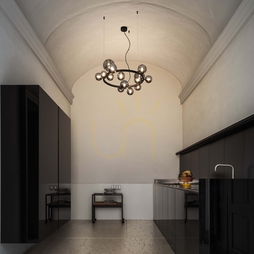 Skontrolujte Prívesné svetlo Ideallux PERLAGE SP11 BIANCO biele mosadzné 11xG9 283807