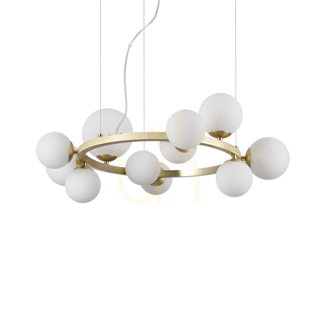 Skontrolujte Prívesné svetlo Ideallux PERLAGE SP11 BIANCO biele mosadzné 11xG9 283807 Prívesné svetlo Ideallux PERLAGE SP11 BIANCO biele mosadzné 11xG9 283807