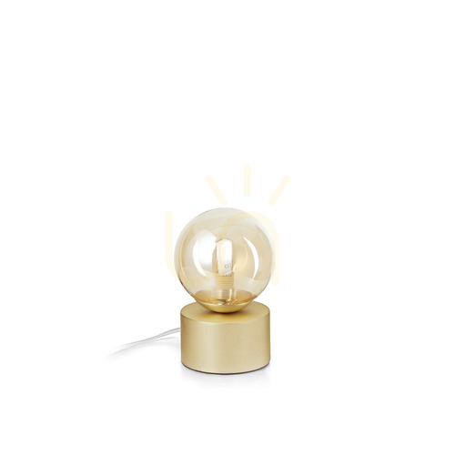 Skontrolujte Stolová lampa Ideallux Perlage TL1 Ambra jantárová G9 317823