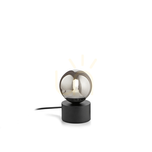 Skontrolujte Stolová lampa Ideallux Perlage TL1 Fumé sklo kov G9 292441