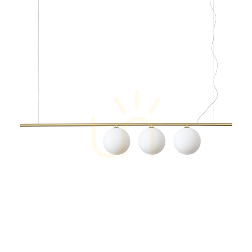 Skontrolujte Závesné svietidlo Ideallux Perline SP3 Ottone mosadz 3xG9 282114