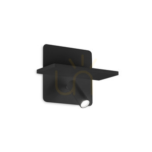 Nástenné svietidlo Ideallux Piano AP Nero čierne LED 10W 2x svetlo 287300 small 0
