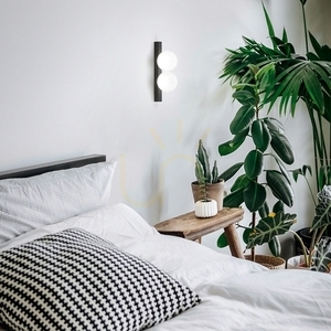 Nástenné svietidlo Ideallux Binomio AP2 čierne LED 6W 313252 small 1
