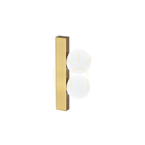 Skontrolujte Nástenné svietidlo Ideallux BINOMIO AP2 mosadz LED 6W 328287