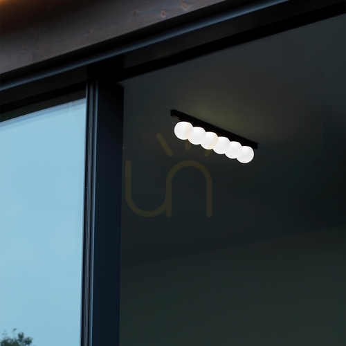 Skontrolujte Plafón Ideallux PING PONG PL4 NERO čierny LED 12W 30,9 cm 313283