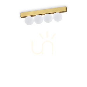 Plafón Ideallux Ping Pong PL4 Ottone mosadzný 30,9 cm LED 12W 328249 0 Plafón Ideallux Ping Pong PL4 Ottone mosadzný 30,9 cm LED 12W 328249 small 0