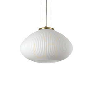 Závesné svietidlo Ideallux PLISSE SP1 D35 mosadzné 264547 small 0