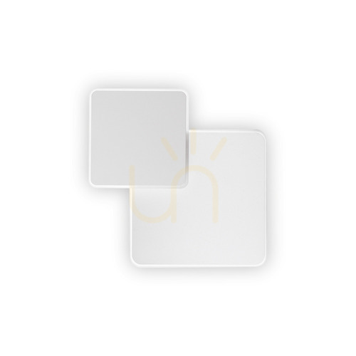 Skontrolujte Nástenné svietidlo Ideallux POUCHE AP SQUARE biele LED 15W 25 cm 259352