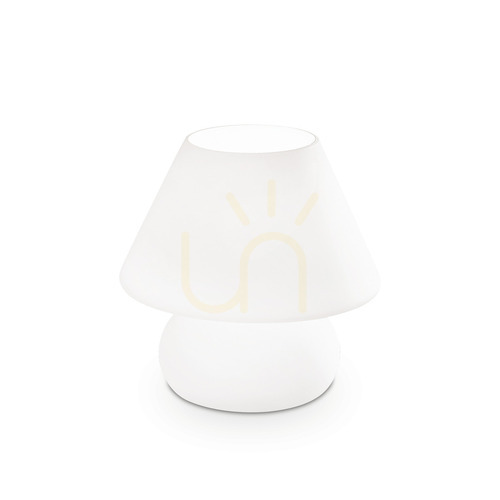 Skontrolujte Stolová lampa Ideallux PRATO TL1 BIG biela sklo E27 074702