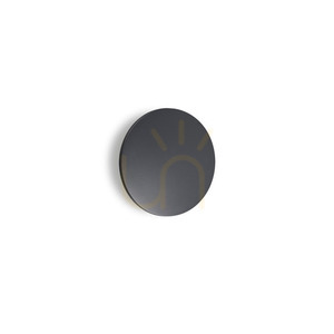 Vonkajšie nástenné svietidlo Ideallux Punto AP D24 antracit LED 12W 313559 small 0