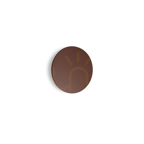 Skontrolujte Vonkajšie nástenné svietidlo Ideallux Punto AP D24 Coffee hnedé LED 12W 328539