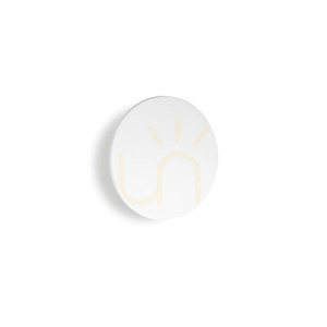 Vonkajšie nástenné svietidlo Ideallux Punto AP D30 biele LED 16W 328553 small 0