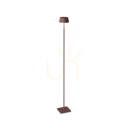 Skontrolujte Vonkajšie stojace svetlo Ideallux PURE PT Coffee bronzové LED 1,5 W 115 cm 328508