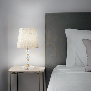 Stolová lampa Ideallux Queen TL1 Small zlatá 077734 small 1