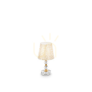 Stolová lampa Ideallux Queen TL1 Small zlatá 077734 small 0
