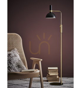 Podlahová lampa Markslojd Larry čierna/zlatá 146 cm 106972 small 1