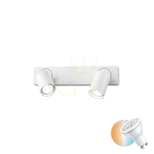 Skontrolujte Nástenné svietidlo Ideallux Rudy AP2 Round Bianco biele 2x GU10 229041