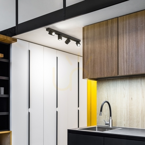 Skontrolujte Plafón Ideallux Rudy PL4 Square Nero čierny 4x GU10 321523