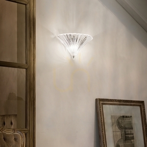 Nástenné svietidlo Ideallux SANTA AP1 BIG ORO zlaté sklenené 087375 small 3