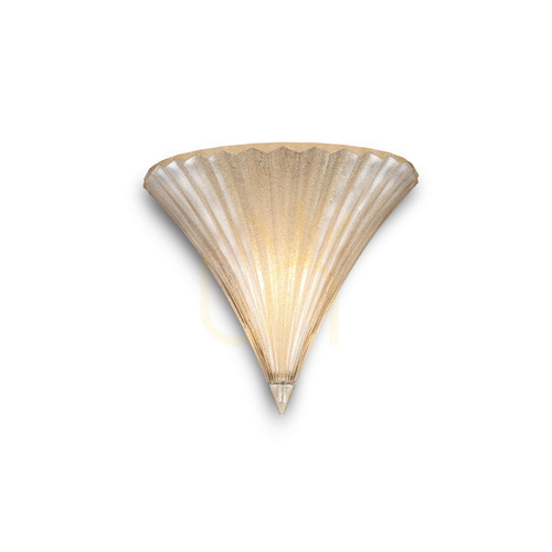Skontrolujte Nástenné svietidlo Ideallux SANTA AP1 SMALL ORO zlaté sklo 013046