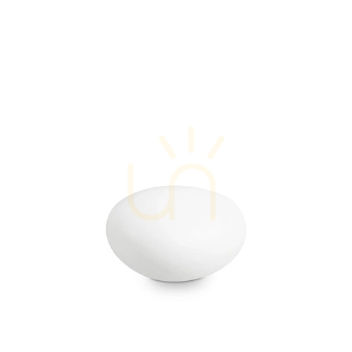 Skontrolujte Záhradné svietidlo v tvare kameňa Ideal Lux Sasso PT1 D25 biele, 25 cm, G9, 161754