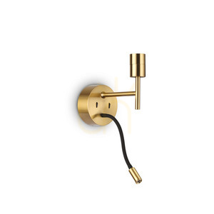 Nástenné svietidlo Ideallux SET UP MAP2 mosadz 2x42W/3W 259857 small 0