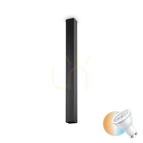 Skontrolujte Plafón Ideallux Sky PL1 H75 Nero čierny GU10 233970