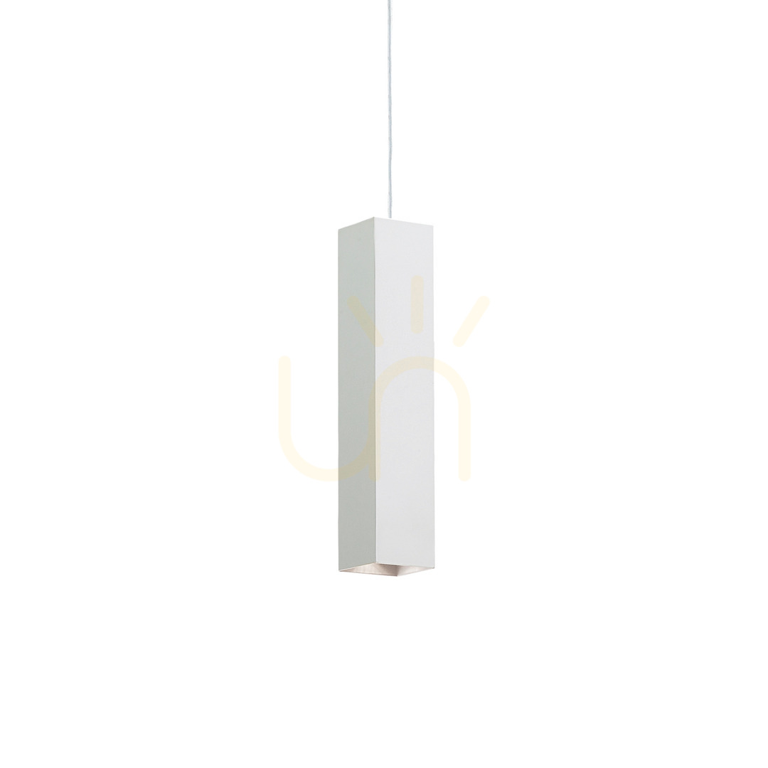 Náhľad Závesné svietidlo Ideallux LOOK SP1 Bianco biele GU10 126906 Závesné svietidlo Ideallux LOOK SP1 Bianco biele GU10 126906