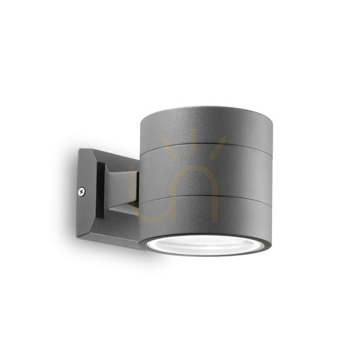 Skontrolujte Vonkajšie nástenné svietidlo Ideallux SNIF ROUND AP1 antracit 061467