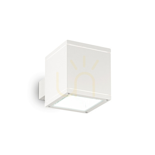 Skontrolujte Vonkajšie nástenné svietidlo Ideallux SNIF SQUARE AP1 BIANCO biele 144276