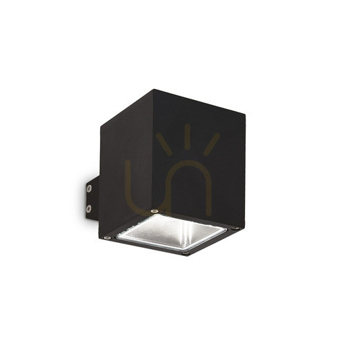 Skontrolujte Vonkajšie nástenné svietidlo Ideallux SNIF SQUARE AP1 NERO čierne 123080