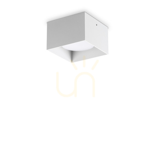 Skontrolujte Plafón Ideallux Spike PL1 Square Bianco biely 10 cm GX53 317489