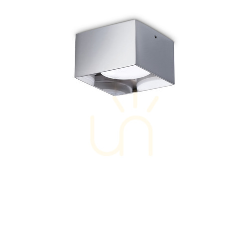 Skontrolujte Plafón Ideallux Spike PL1 Square chróm GX53 10 cm 328799