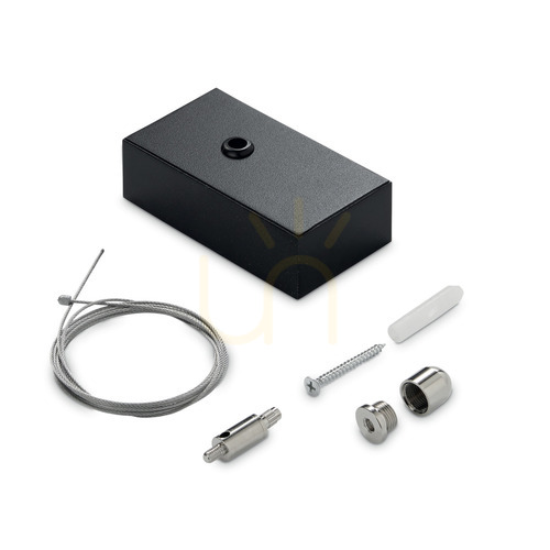 Skontrolujte Závesný kábel s stropnou krytkou Ideallux STEEL 2 m čierny 276304