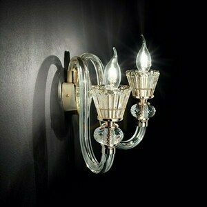Nástenné svietidlo Ideallux Strauss AP2 zlaté sklo 2xE14 140599 1 Nástenné svietidlo Ideallux Strauss AP2 zlaté sklo 2xE14 140599 small 1
