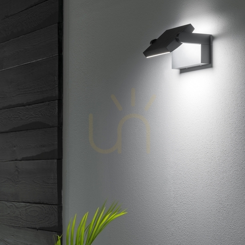 Skontrolujte Vonkajšie nástenné svietidlo Ideallux SWIPE AP COFFEE hnedé LED 20,5 W 307169