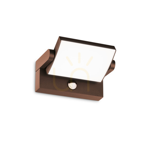 Skontrolujte Vonkajšie nástenné svietidlo Ideallux SWIPE AP SENSOR Coffee LED 21W IP54 307176