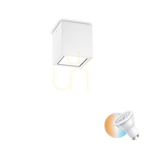 Skontrolujte Vonkajší stropný plafón Ideallux TECHO PL1 SMALL biely GU10 251561