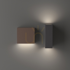 Vonkajšie nástenné svietidlo Ideallux Tetris AP1 Nero čierne G9 326955 small 4