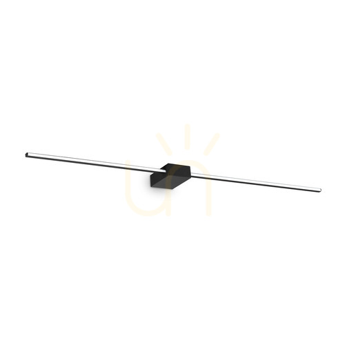 Skontrolujte Nástenné svietidlo Ideallux ESSENCE čierne LED 19W 115 cm 311784