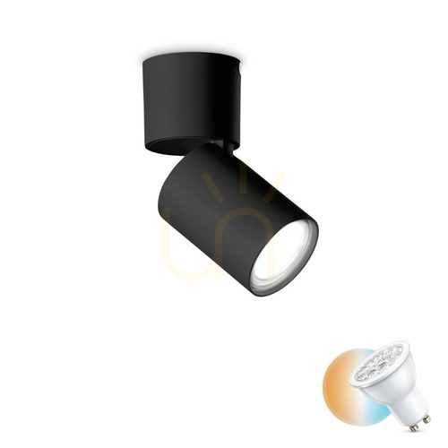 Skontrolujte Plafón Ideallux TOBY PL1 NERO čierny GU10 1x35W 271545