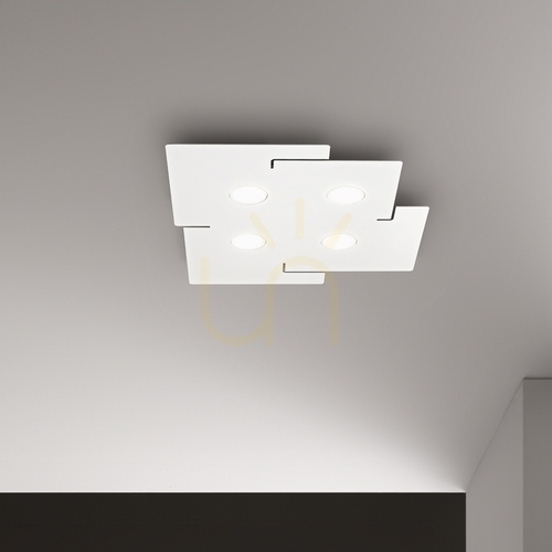 Skontrolujte Plafón Ideallux Totem PL4 biely 56 cm GX53 4x15 W 215778